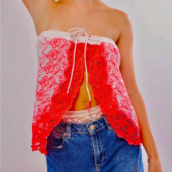 Free People Tops - New! Free People Day Glow Tube Top size XS Bohemian style
